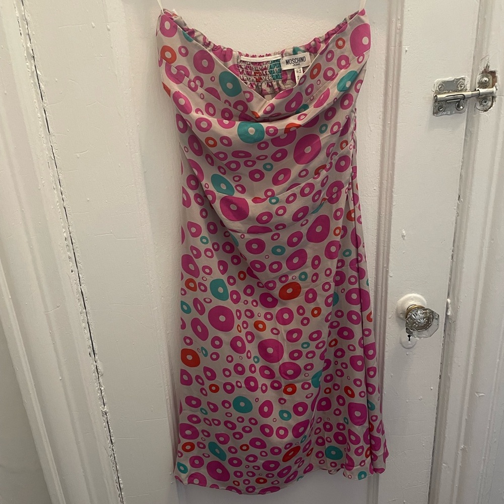 Vintage Moschino Dot Print Dress